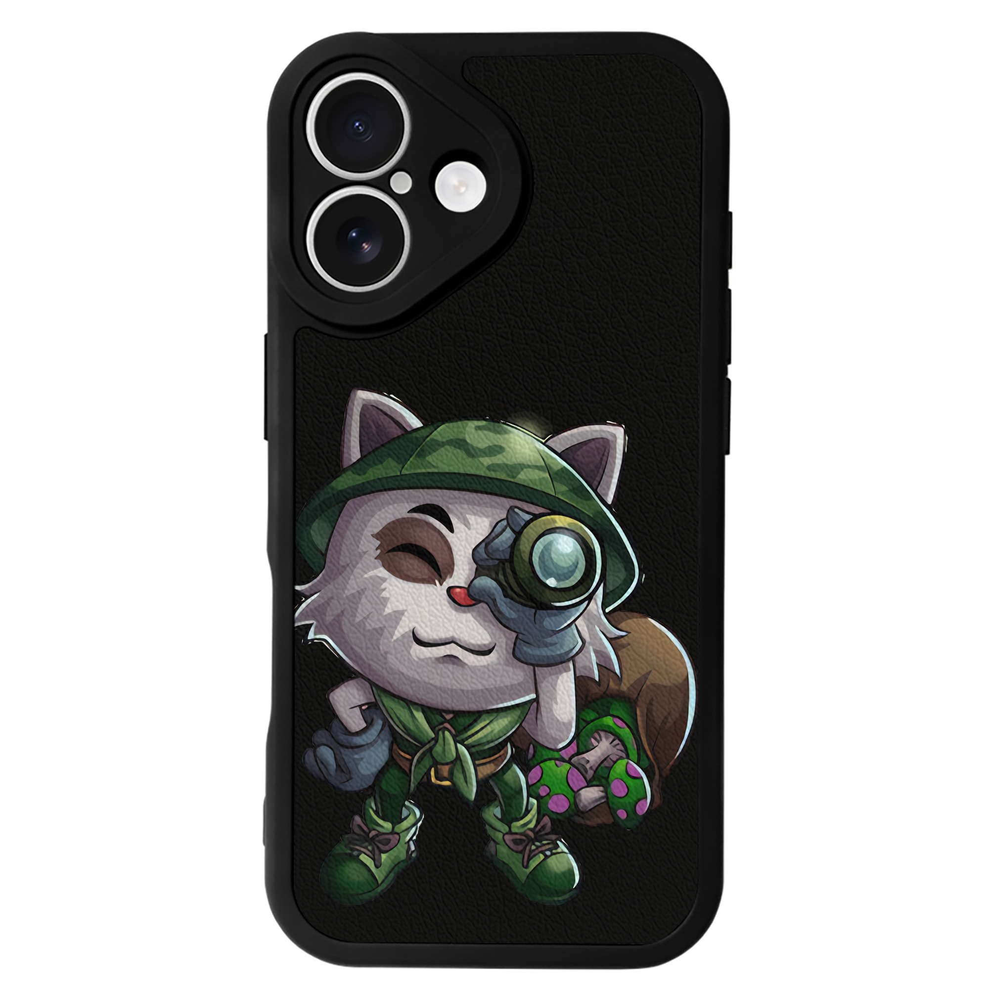 リーグ・オブ・レジェンド League of Legends LOL 【iPhone 16シリーズ対応】シリコンスマホケース（レザー調） 材質：シリコン